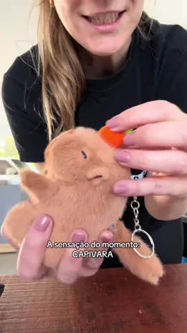 Comprei pro meu filho o chaveiro sensação do momento! #capivara #chaveirocapivara #capibara #tiktokshop #vendas #vendasnotiktok 