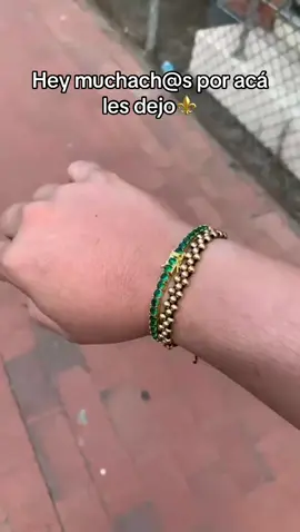 Disponible pulsera Tenis en promoción, oro 18k laminado y moisanitas tipo esmeralda de la más alta calidad.#esmeraldas #colombia #oro #amigos 