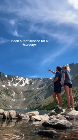 #backpacking #Hiking #mt #fyp #mountains #hike #travel #noservice #mountainlake #gf #mygirl #outside #fishing #follow #followtheig