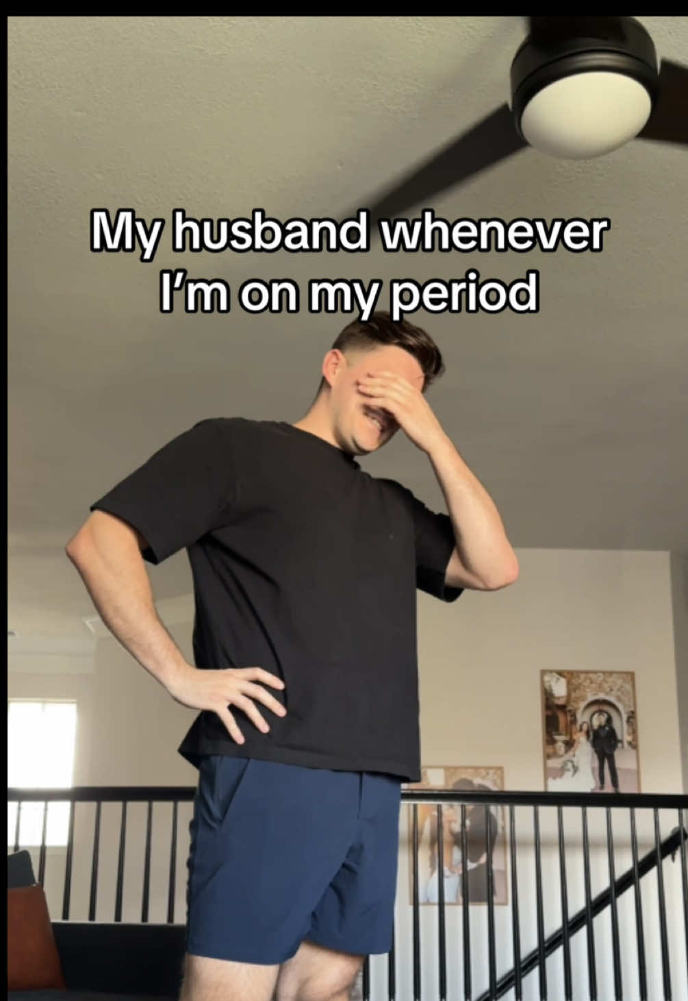 He really goes through sooo much every month 🙄😂  #couple #couplecomedy #marriedlife #marriage #relatable #noahandlori 