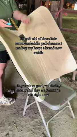 You won’t regret getting this! I love mine!! #cleaning #cleaningtiktok #horses #horse #saddlepad #farmlife #horsesontiktok 
