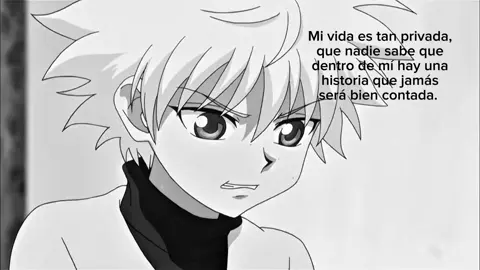 ━━━ Nada que decir. #Killua #KilluaZoldyck #HxH #HunterxHunter #Anime #EditAnime #Fyp #fypシ゚ #fyppppppppppppppppppppppp #Identificarse #textonegro #BlancoyNegro 