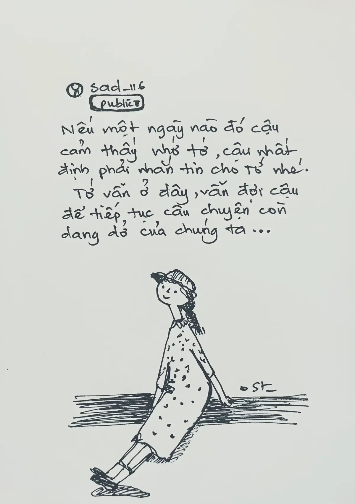 Tôi vẫn ở đây, vẫn đợi cậu cậu để tiếp tục câu chuyện còn dang dở của chúng ta…, #story #tamtrang #tinhyeu #nhachaymoingay #xh #foryou #fyp 