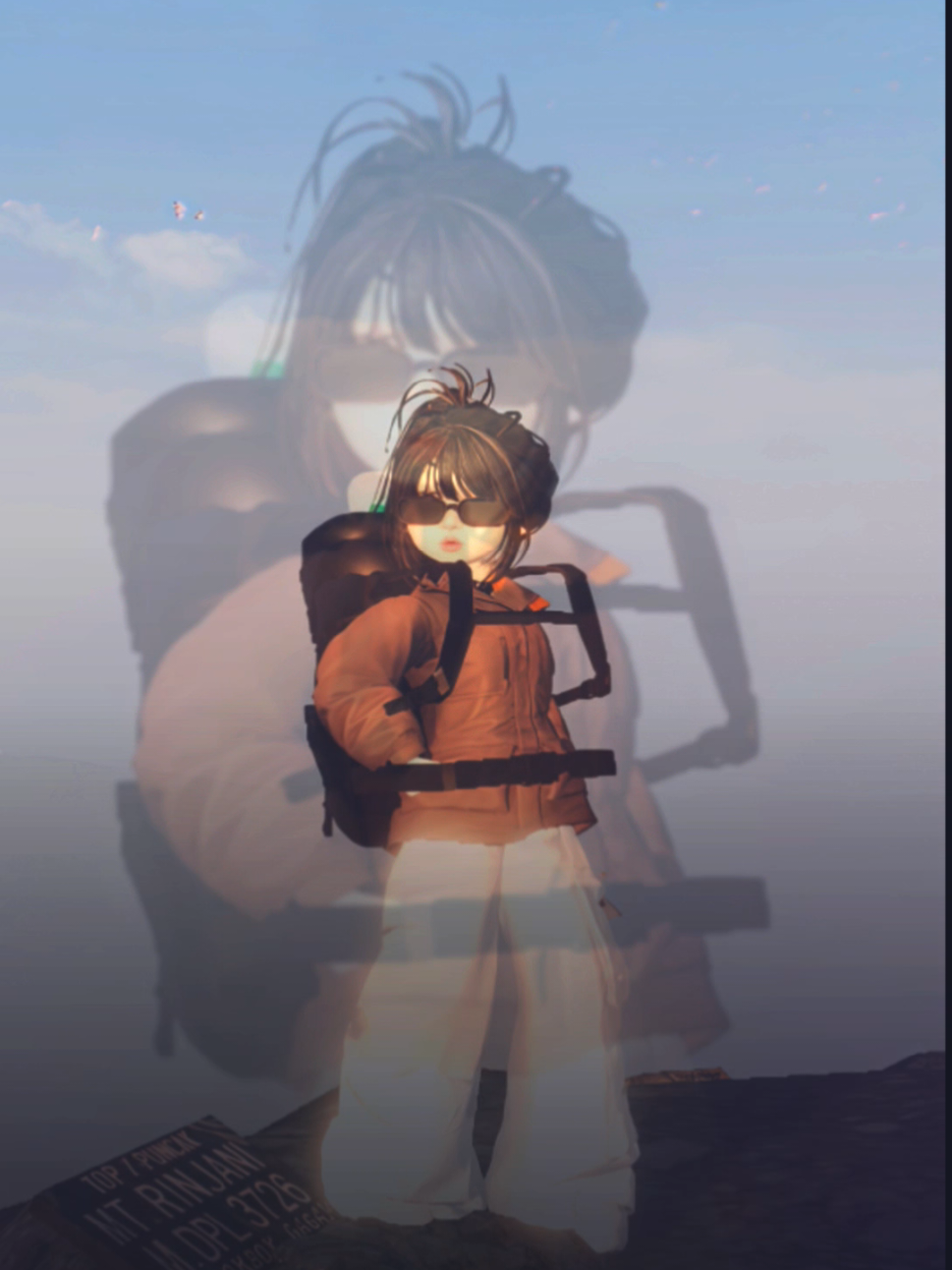 Indah bgt gunungnya😍#gunungrinjani #roblox #jjroblox #fypシ #berandatiktok 