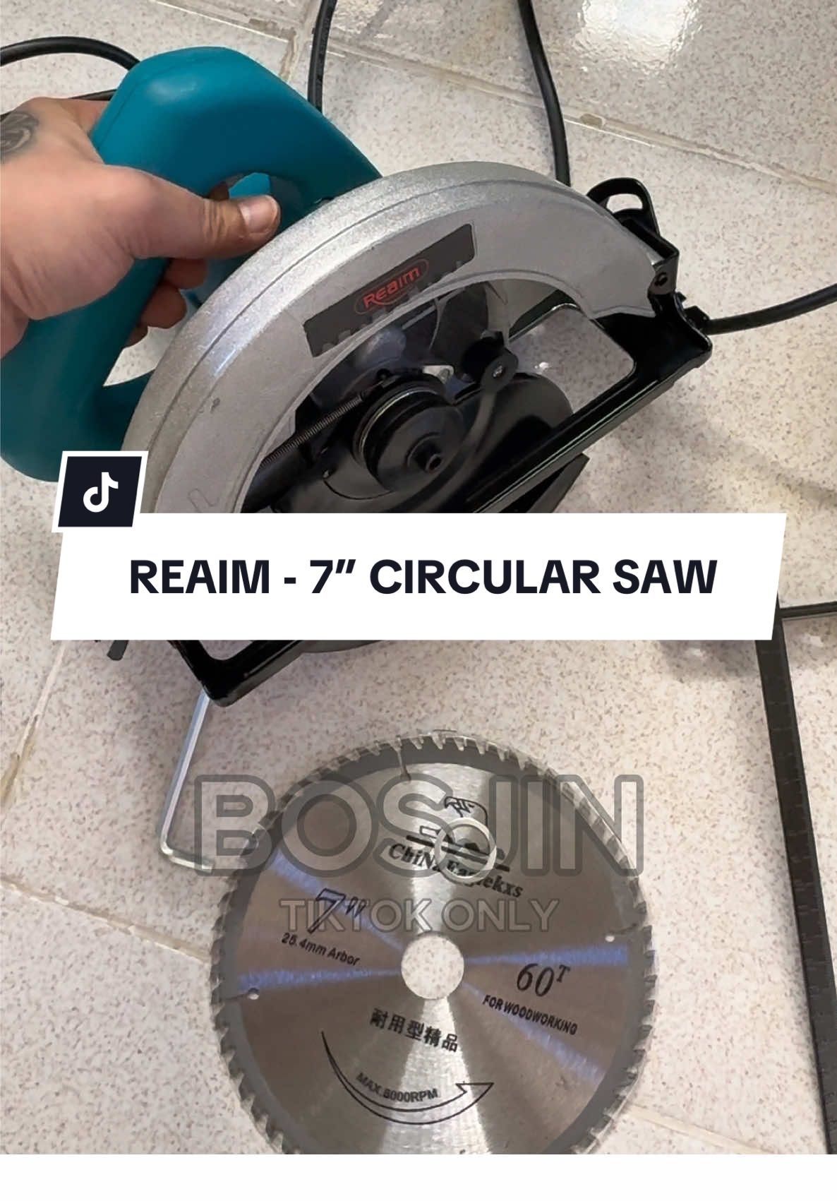 REAIM - 7” CIRCULAR SAW! ON SALE NOW ‼️ #tools #affordable #trending #fyp 