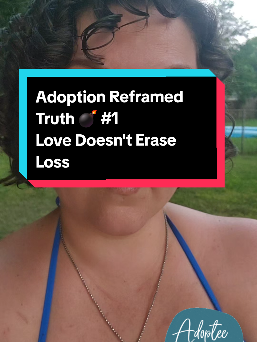 Adoption starts with loss, even in the most loving homes. Love matters, but love doesn’t erase that loss. Being trauma-informed means recognizing what your child carries, even if they can’t explain it. You didn’t cause the trauma, but you’re in the position to help make it safer to face. This is the first of many hard truths adoptive parents need to hear from an adoptee who lived it. #AdoptionReframed #TruthBombSeries #AdoptionTrauma #ListenToAdoptees #AdopteeVoice #AdoptiveParents #TraumaInformedParenting #UnpackingTheBittersweet #HardTruths #ParentingRealTalk #adoptee #adoption #foryoupage #foryou #fyp 