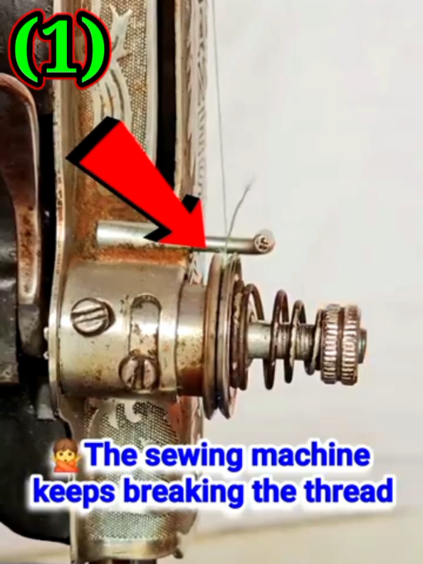 The sewing machine keeps breaking the thread #sewingmachine #keeps #breaking #problem #repairing 