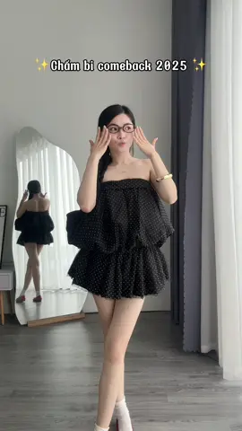 Mê chấm bi khum lối thoát 🫶🏻#myoutfit #OOTD #vanlachang #reviewlamdep 