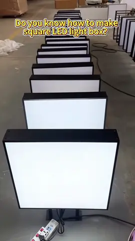 Do you know how to make square led light box？ #advertisingdesign #acrylicfactory #luminouscharacterfactory #advertisingsign #signboard #advertisingtiktok #acryliclightbox #lightboxfactory #sign #fyp #lightboxmaking #ledlightboxes #advertisingfactory 