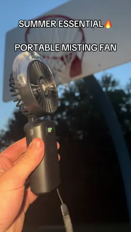 Would you use this portable misting fan? Get yours today!  #tiktokshop #tiktokmademedoit #essential #tiktokmademebuyit #Fitness 