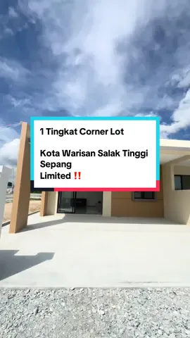 1 Tingkat Corner Lot 4 biliks 2 tandas Limited Units ‼️ Cepat PM WhatsApp Winson 🏡🏡 #putrajaya #cyberjaya #dengkil #landed #sepang #airport #fyp 