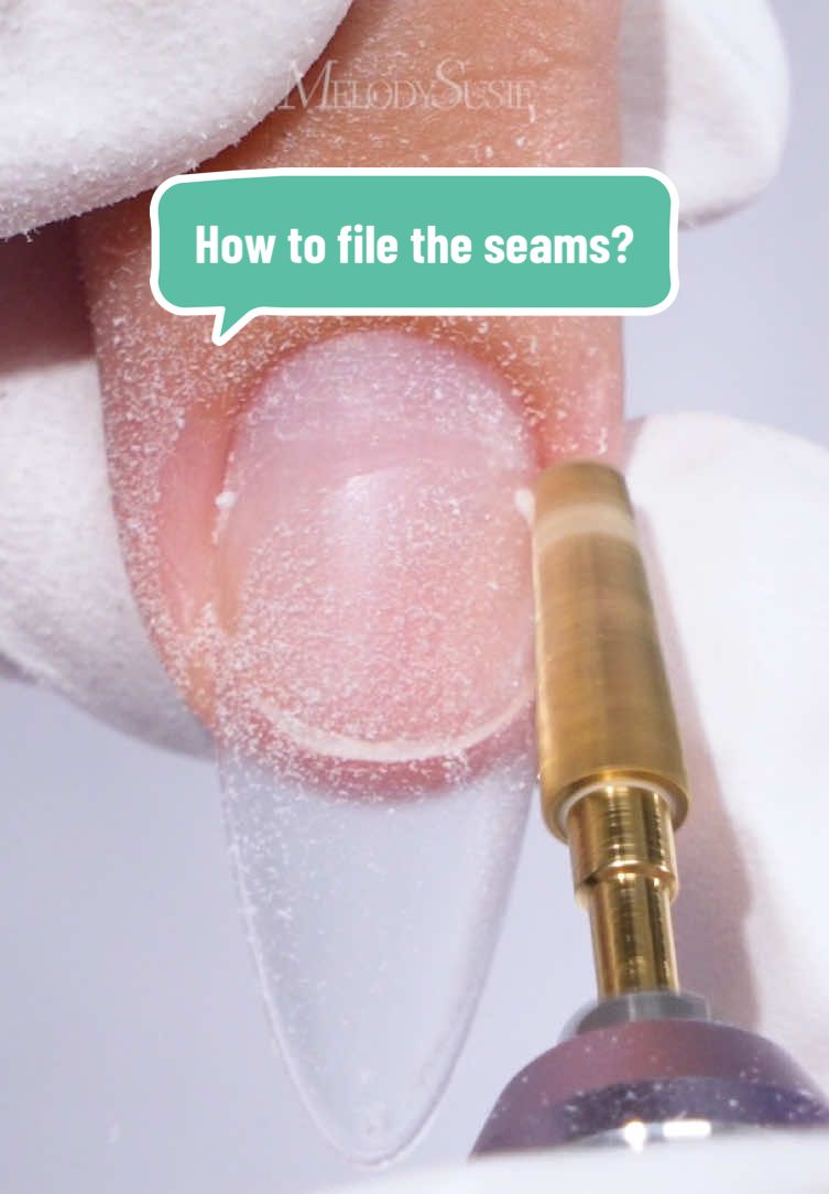 How to file the seams? Quick file nails using SC300F Nail Drill!       #melodysusie #melodysusienails #nailtools #nailart #nailchallenge #nailtutorial #nailtechlife #nailtechcheck #nailtechproblems #nailtechnician #nails #nailbeginner #nailpro #naillover #nailhack #nailtips #nailtip #naildrill #nailtok #nailart 