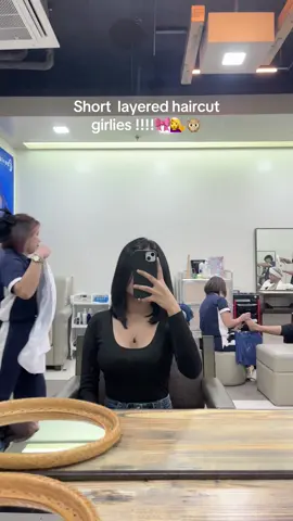 This is ur sign to cut ur hair😜🎀#shorthairstyles #shorthair #softlayerhaircut #shortlayered #changeyourhair #Davidsalon 