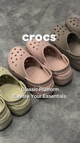 Elevate Your Essentials with Crocs Clasic Platform #CrocsThailand #Crocs 