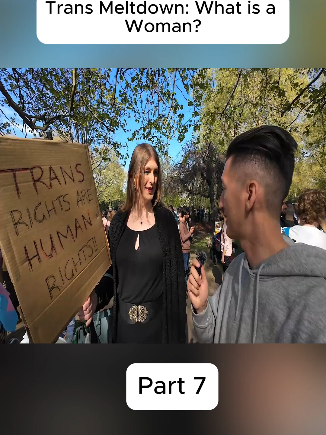 Part 7 : What is a Woman (UK Edition) #ireland #protest #dublin #tiktokviral #tendencias #fyp