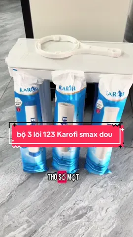 combo 3 lõi 123 Karofi smax dou lắp vừa cho tất cả các dòng máy lọc có 3 cốc 10in#loilockarofi123 #loilocnuoc 