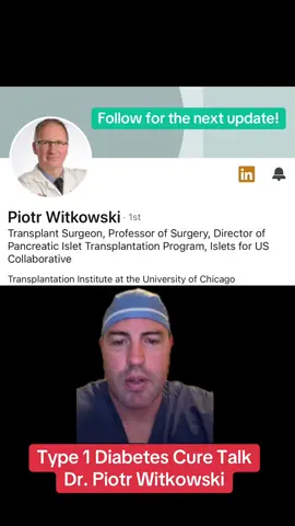 Type 1 diabetes and who is Dr. Piotr Witkowski? He’s my hero, that’s who! ##type1diabetes##diabetes##doctor##nurse