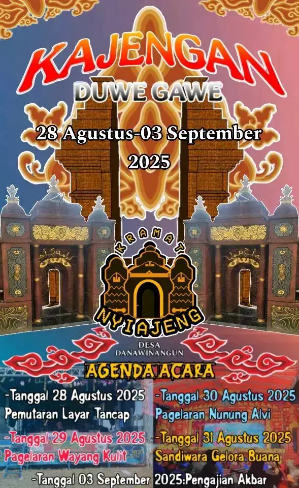 merapat lurd ana acara ngunjung khaul buyut kajengan didesa Danawinangun kc.klangenan kb.cirebon mulai 28 agustus 03 september 2025/2026 semoga putu buyut kramat nyi ajeng diberikan panjang umur selalu dan rezeki yang lancar🤲🤲🤲🤲salam sdlr wong cirebon barat
