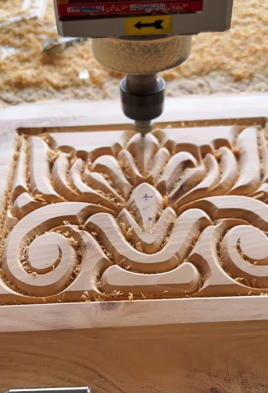 Don’t Scroll! This CNC ASMR Wood Carving is Too Satisfying