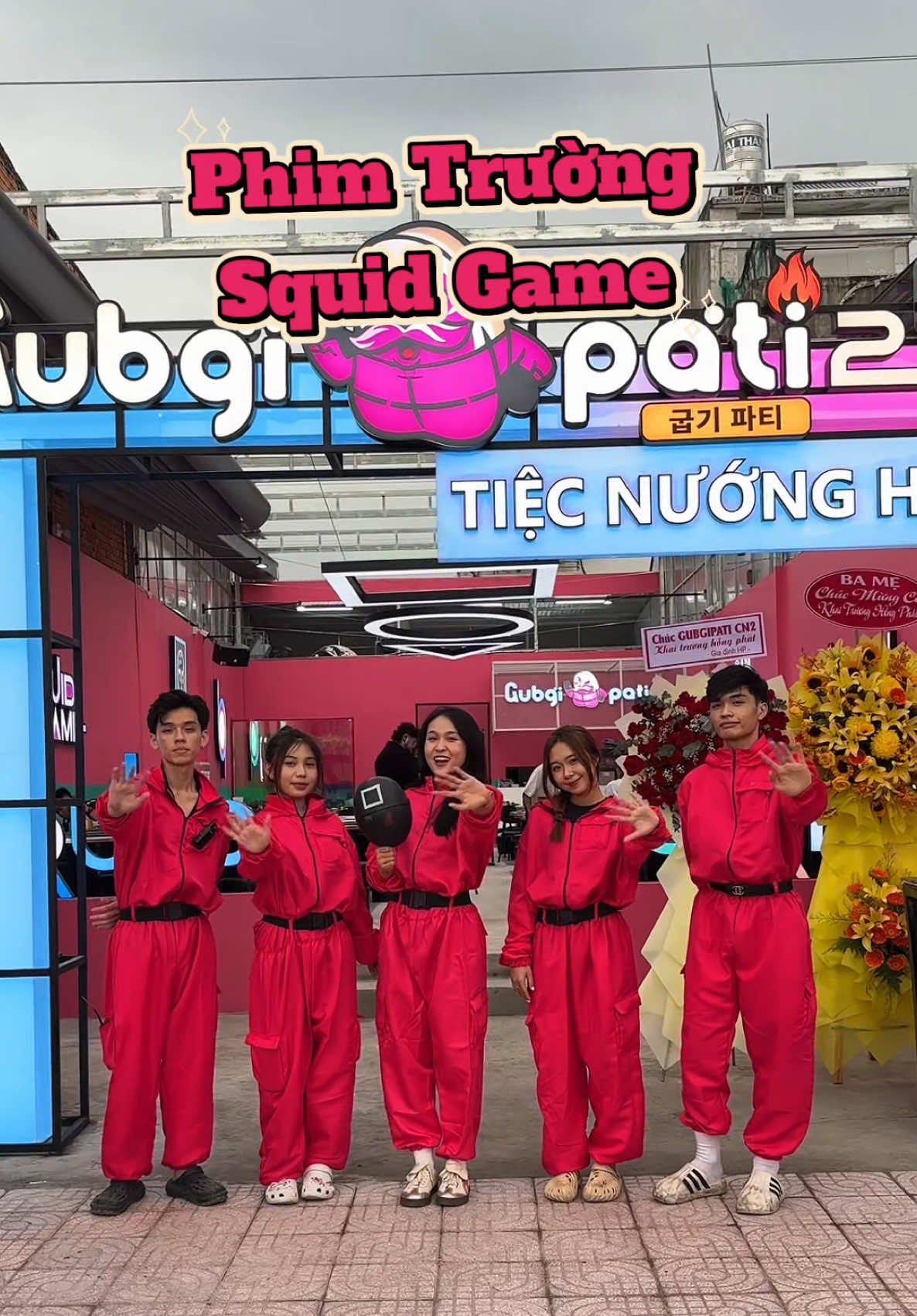 Quán thịt nướng Vibe Squid Game đầu tiên và duy nhất tại Cần Thơ đã xuất hiện rồi nhaaa😍😍😍 #cantho65 #vythichreview #ancungtiktok #hanquoc #squidgame #decor #foodreview #xuhuong 