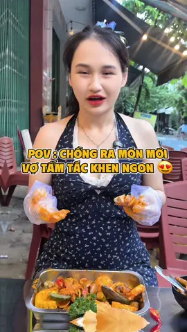 Chồng em Như ra món mới , em Như test liền nóng hổi đây cả nhà ơii #goicanamo #bepnhakem #xuhuong #viral #danang 
