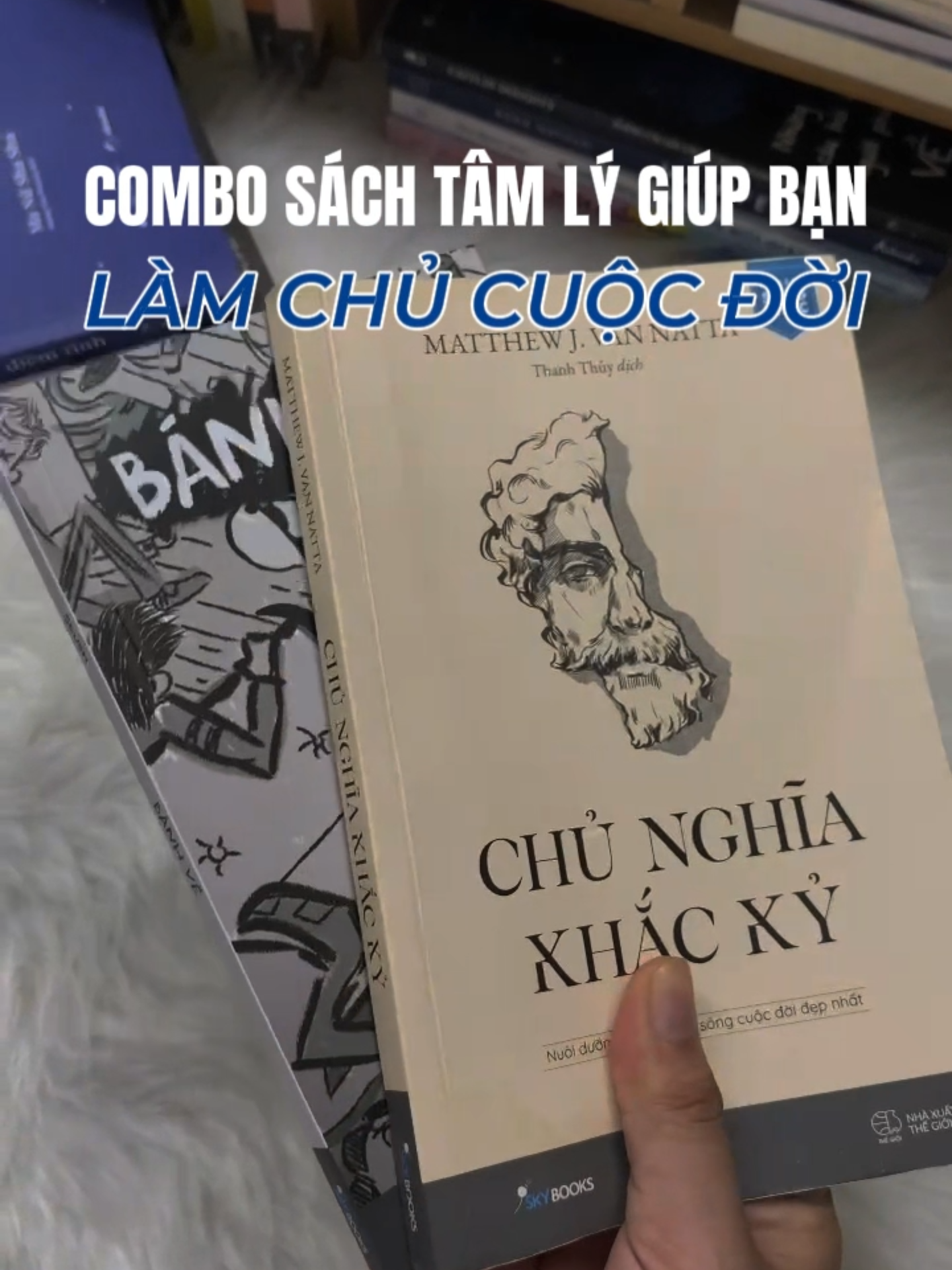Làm chủ chính mình trước khi làm chủ thế giới cùng combo sách tâm lý từ Skybooks  #chunghiakhackynuoiduongsutichcuc #banhve #BookTok ##LearnOnTikTok