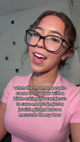 like do you not know what a mezuzah is, or do u just not care? #jewish #jewishtiktok #jewishcheck #antisemitismneedstostop #stopantisimitisim #jewishcontent #jewishgirl #jewishcommunity #jewishpride #jewishthings #mormons 