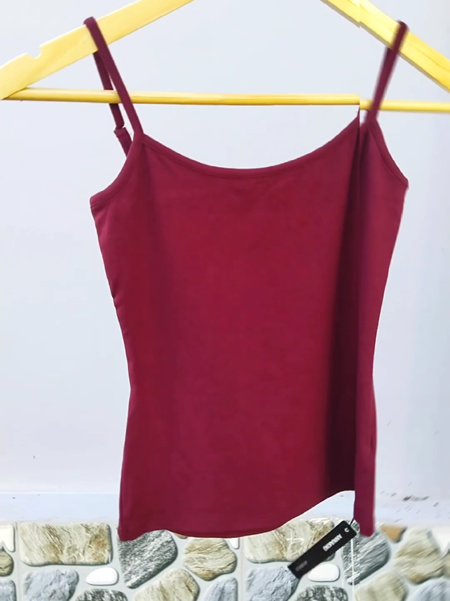[TẶNG CỘT TÓC] Áo Hai Dây Nữ Basic Ôm Body Chất Thun Cotton Co Giãn Mềm Mỏng Nhiều Màu #viral #viralvideo #doxinhmoingay #xuhuongtiktok #hottrend #thinhhanh #hottrend 