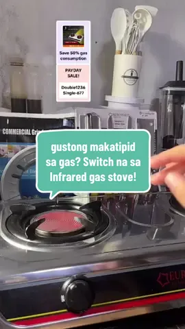 Mag switch na sa INFRARED GAS STOVE‼️ Bilisan ang pag check out habang naka PAYDAY SALE‼️  ang mura today!! #tiktoklive #livehighlights #eurohausinfraredgasstove #gastove #infraredgasstoveprice #infraredgastovewithfreebies #infraredgastove #infraredgasstove #matipidsagas #gasstovewithfreebies #paydaysale 