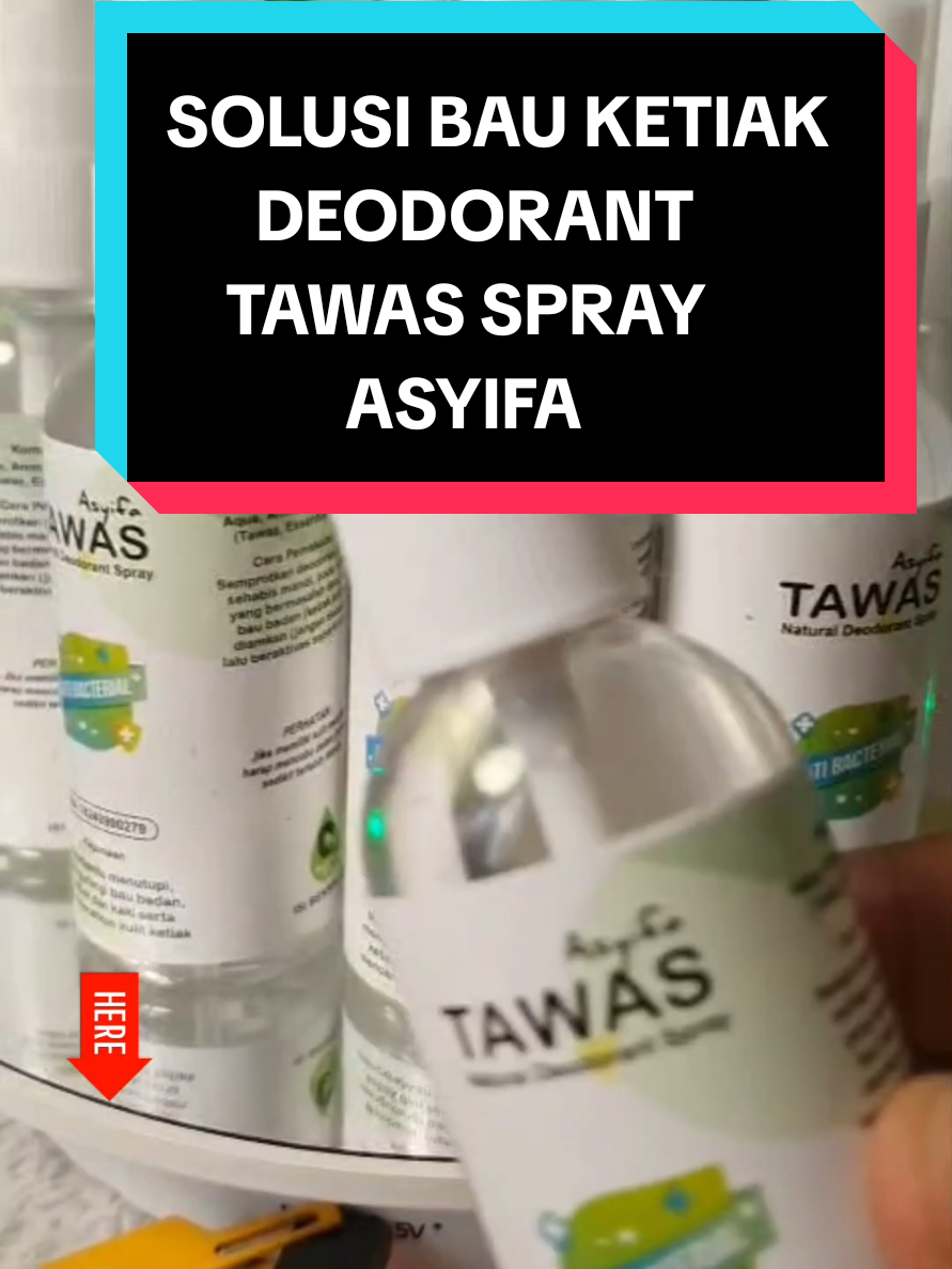 157| DEODORANT TAWAS SPRAY ASYIFA. #tawasdeodorantspray #tawasspray #tawaspenghilangbauketiak  #tawaspenghilangbaubadan #fypdongggggggg 