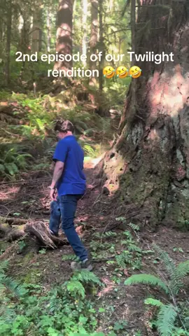 After numerous bloopers, I think we finally nailed our redneck version! I actually kept a straight face without giggling 🤭 Darin has been holding back…he deserves an Oscar for this one! 😂😂 #twilighttiktok #twilight #redneckversion #fyp 