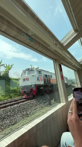 view dari dalam panoramic bagus juga ya buat hunting kereta #fyp #keretaapiindonesia #panoramic #train #pangandaran #bandung #keretaapi #foryou #hunting #trend