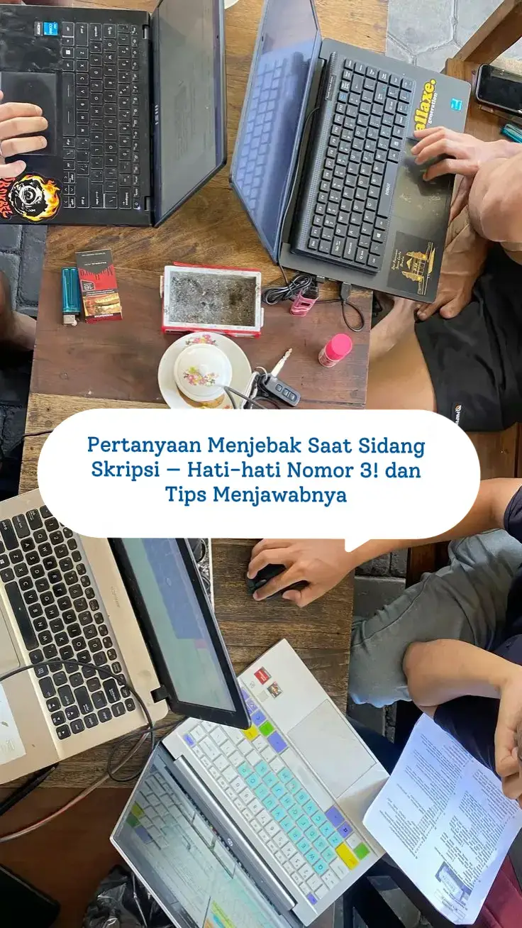 pahami cara menjawab pertanyaan - pertanyaan menjebak dalam sidang skripsi !! biar kamu ngga grogi lagi ✨ #mahasiswa #mahasiswaakhir #tipsskripsi #skripsihack #bimbinganskripsi #jasaskripsi #skripsian #skripsi #irjasaedit 