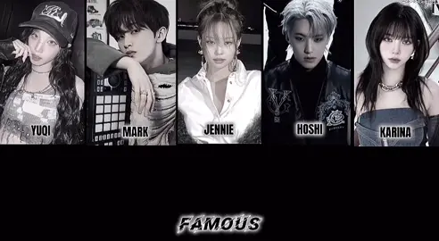#hoshi #marklee #jennie #yuqi #karina #famous #allproject #viral 
