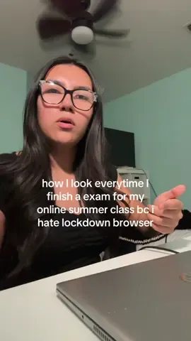 Lockdown browser is gonna be the end of me I swear #summerclass #student #lockdownbrowser #exam #relatable 