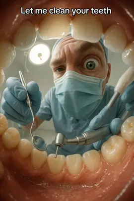 Let’s get your teeth clean #ai #asmr #oddlysatisfying #dentist 