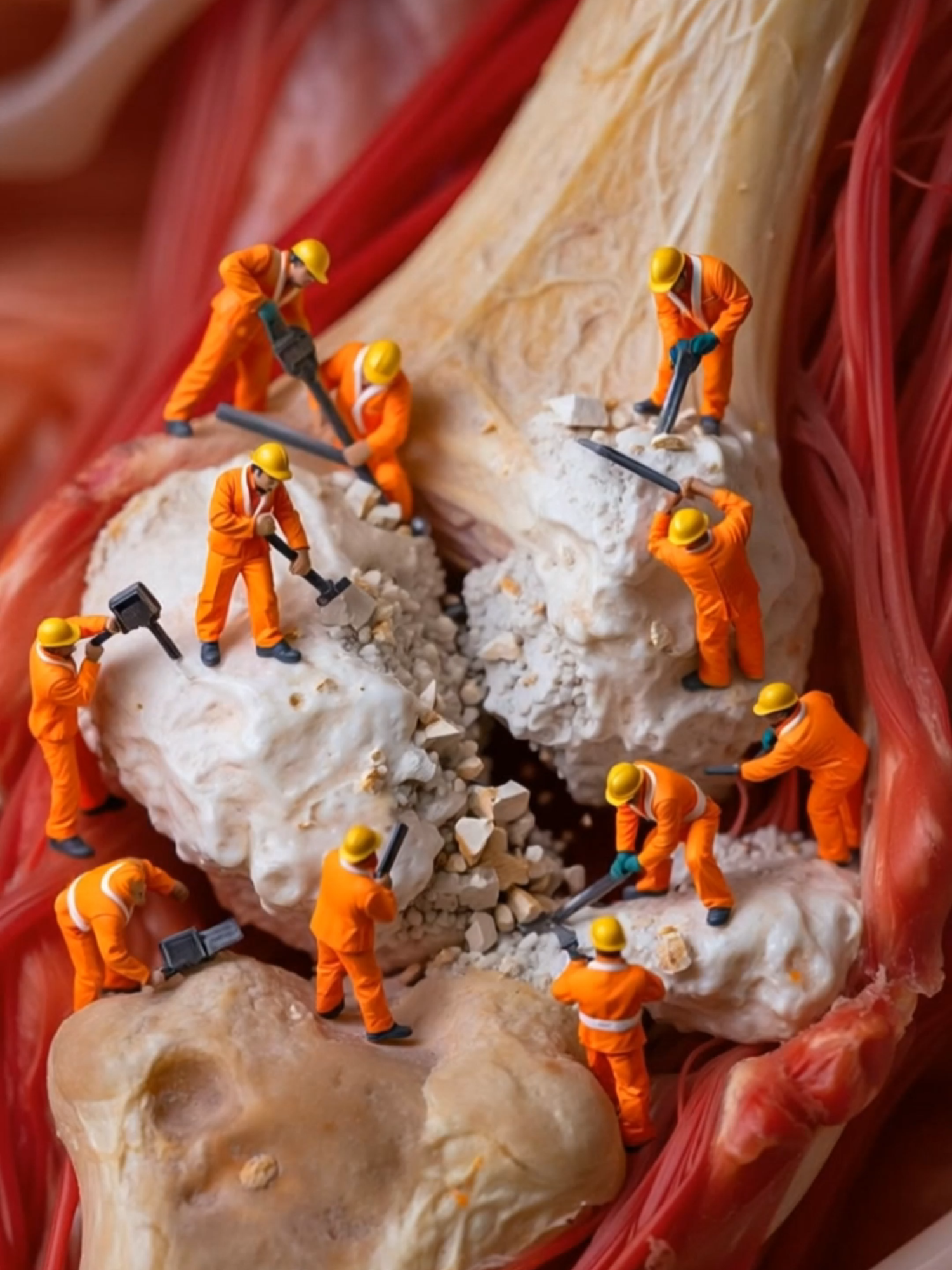 This Is What Arthritis Looks Like Inside Your Bones 😱🦴 Miniature workers remove arthritis buildup inside a real human joint, apply healing cream, and polish the bone to restore movement. 👇 🎯 Create your own AI shorts here: https://surli.cc/bhotao #arthritis #jointpain #bonehealth #macrovideo #aivideo #aianimation #digitalart #aiart #medicalvideo #bodyinside #trypophobia #surrealvideo #oddlysatisfying #jointrepair #miniatureworkers #weirdcore #cleanuptok #viralvideos #creepyvideo #macrocleaning #healinganimation #healthcore #anatomyart #bonecleaning #aiweird #bizzarevideo #microworkers #buzzcore #xrayanimation #cartilage #beforeandafter #painrelief #bonesurgery #aestheticgross #tiktokweird #scienceanimation