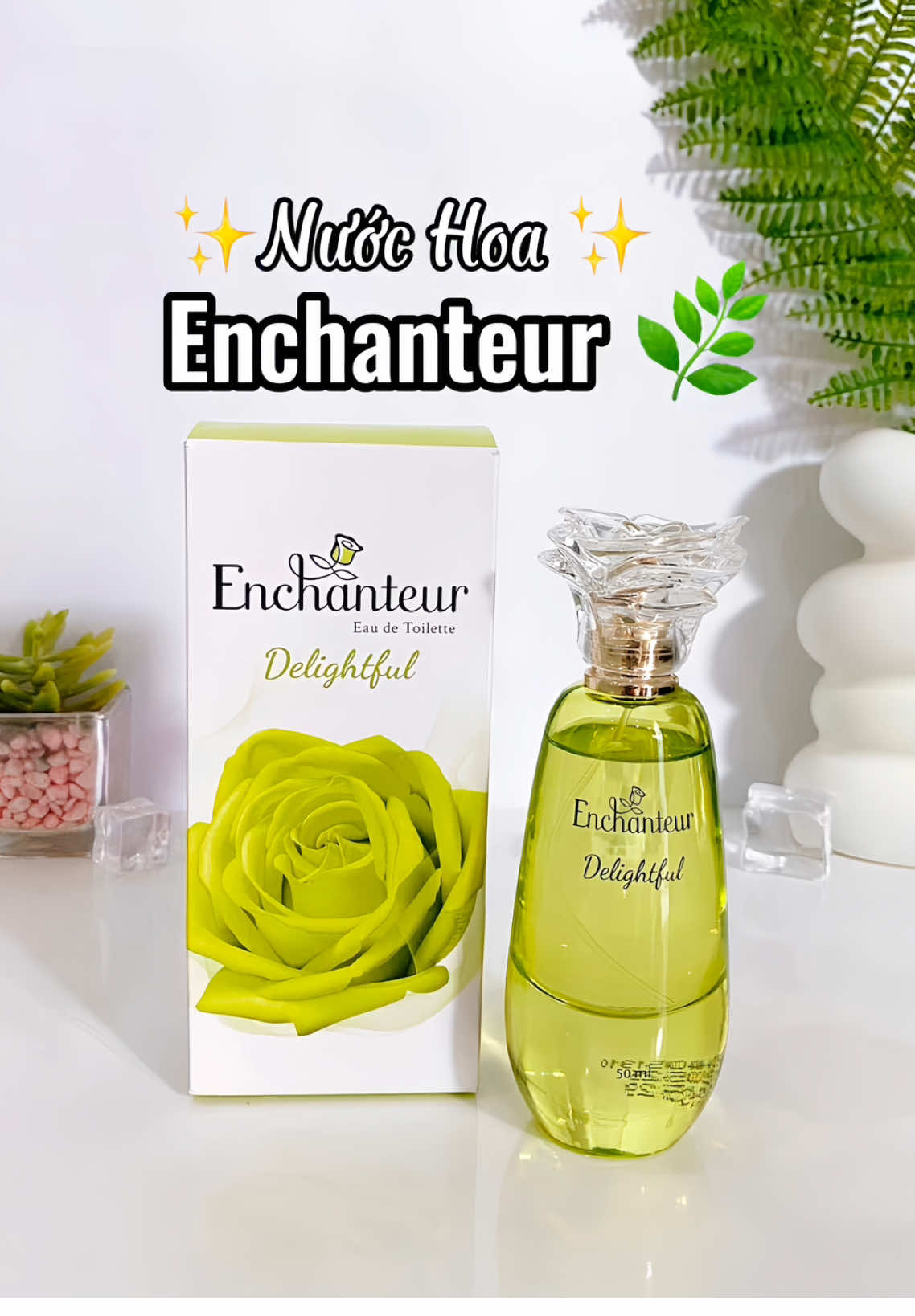 Thơm ngọt dịu tươi mát dễ chịu lắm luôn #nuochoa #enchanteur #nuochoanu #goclamdep #reviewnuochoa #xuhuong #fyp 