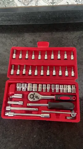 Kit De Ferramentas 46/40 Peças Jogo De Soquetes Chave Catraca Reversível#boanoite #supermanfilme #pranks #surpresa #promocao 