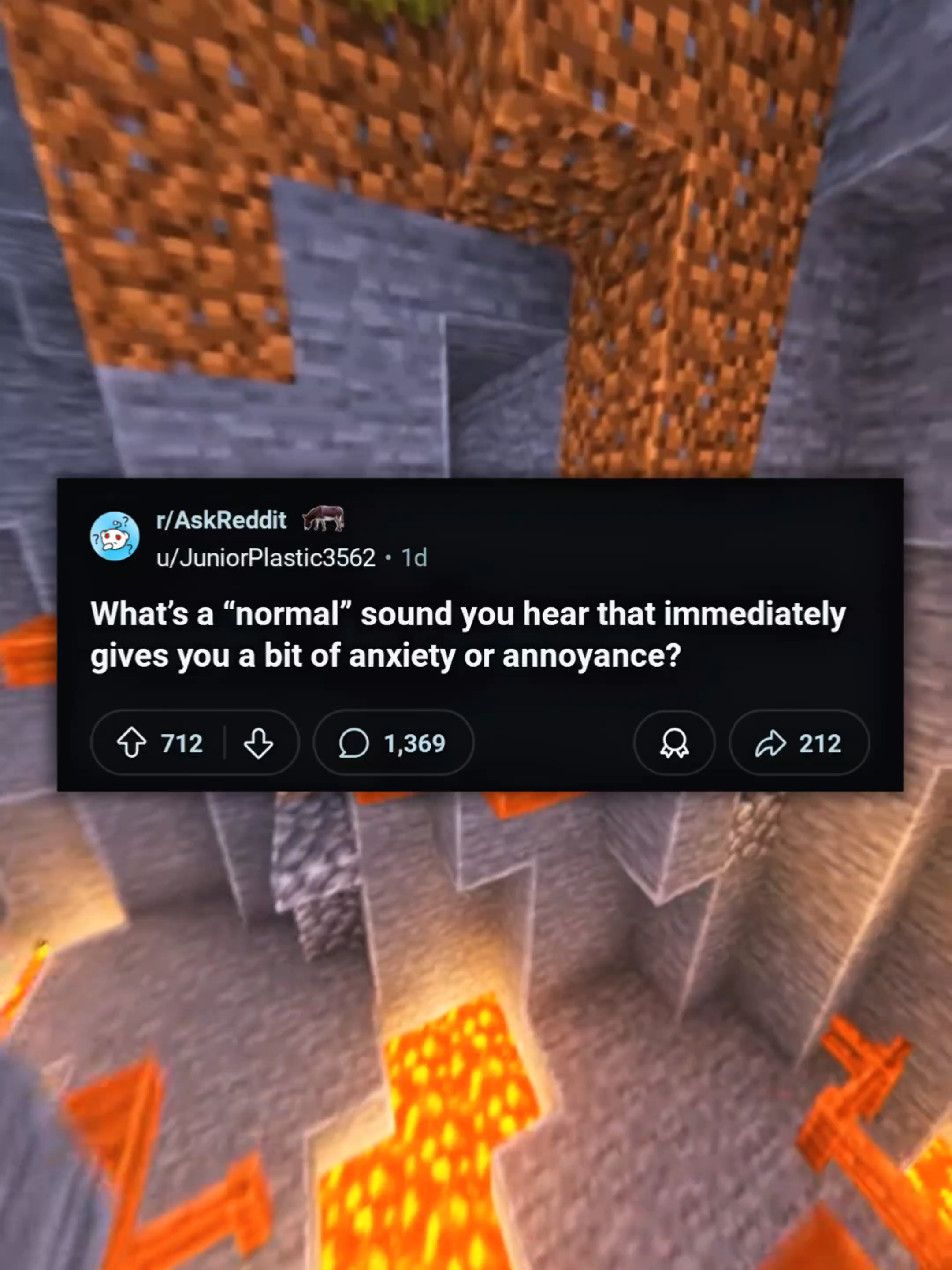 What's a normal sound you find annoying/anxious? #fyp #reddit_tiktok #reddit #redditreadings #minecraftparkour #askreddit #redditoks
