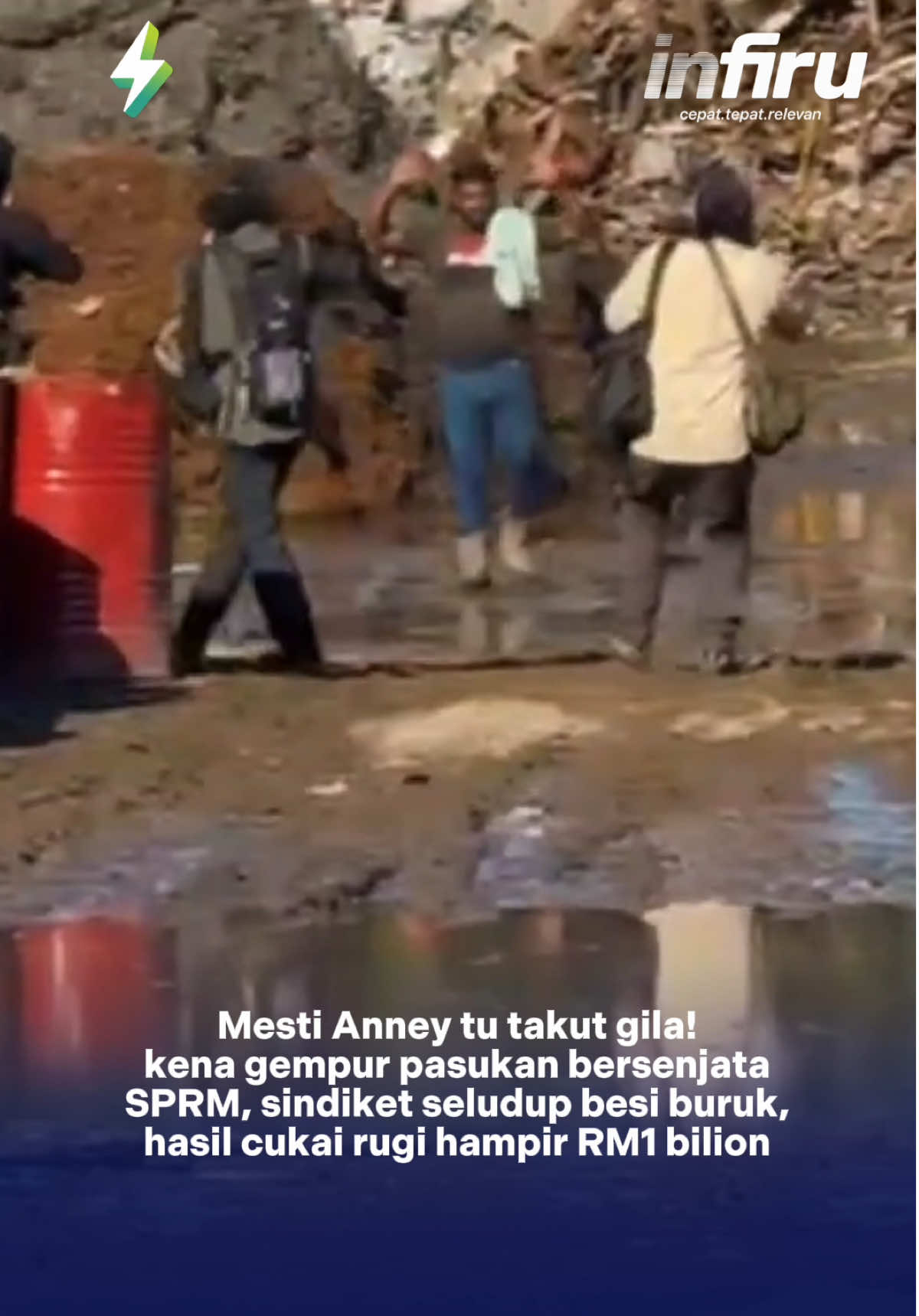 Bila kau tengah kerja kena gempur #infirumy 