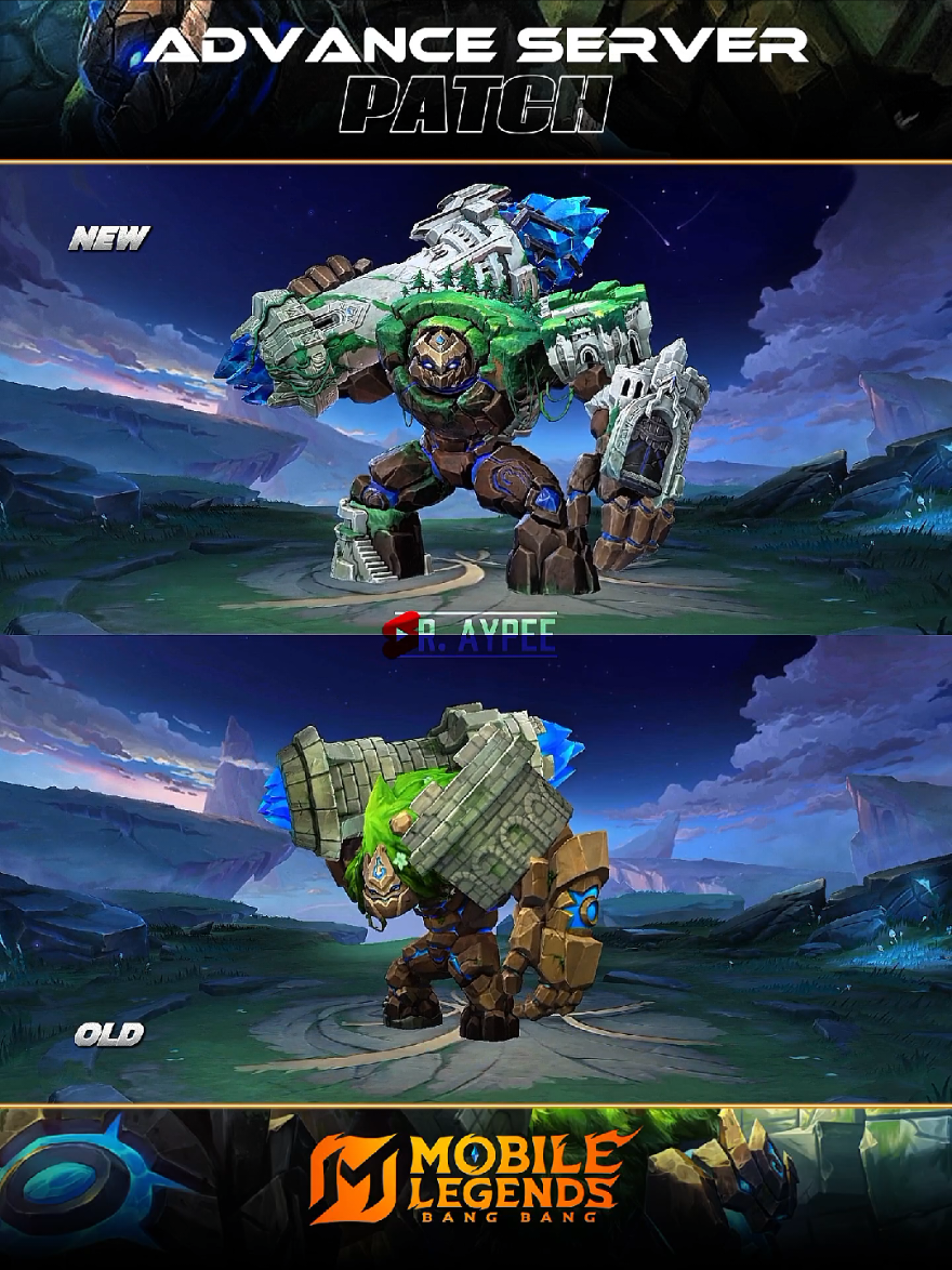 🚨 Revamped Grock - Old and New Comparison  #MLBB #MLBBCreator #grock #grockmobilelegend #revampedgrock #mobilelegends #fyp #mobilelegendsphofficial #mobilelegendsbangbang #mlbbcreatorcamp #moonton #mlupdates 