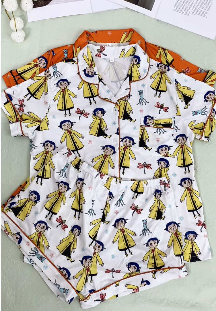OMG!! Look how cuuute😍😍these pajamas are my new favorite!!! #coraline #coralinejones #coralinemovie #coralinecosplay #coralineedit #movie #matchingoutfits #matchingset #pj #pjs #pjset #loungewear #sleepwear #trending #xyzbca #fyp #dealsforyoudays #pajama #pajamas #pyjama  #pajama #pajamaset #sleepwear #pjs #tiktokshop #spolightfinds #dealsforyoudays #coraline #halloween #halloween2025 #pajama #pajamaset #spotlightfinds #tiktokshop #coraline #dealsforyoudays #halloween #halloween2025 #tiktokshopfinds #tiktokshop #coraline #pajamas #fypシ #giftideas #gift  #TikTokShopSummerTurnUp  #dealsforyoudays