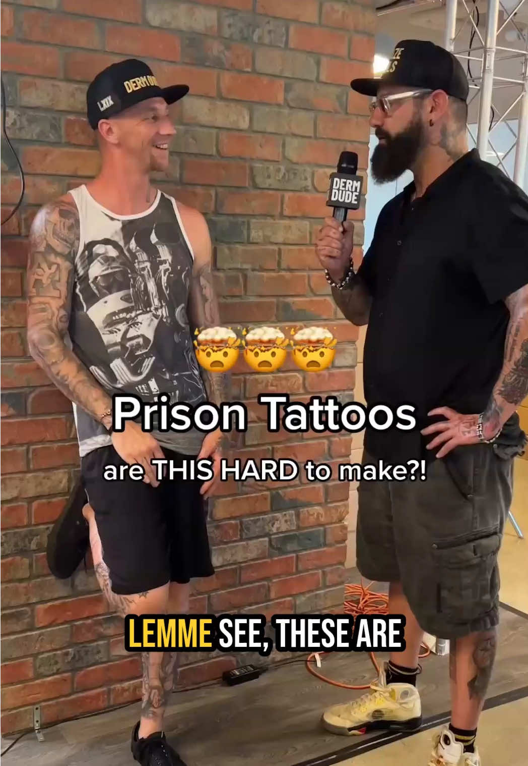 🤯🤯🤯 Name someone who’s ever tried harder to get a tattoo 👇🏼 . . . #prisontattoo #prisontattoos #prisonink #prison #tattoo 