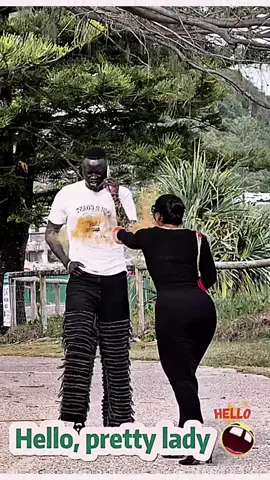 She thought l was saying hello to her 🤣🤣 #tiktok #foryou #fyp #funnyvideos #funnyprank #funny #prank #funnytiktok 