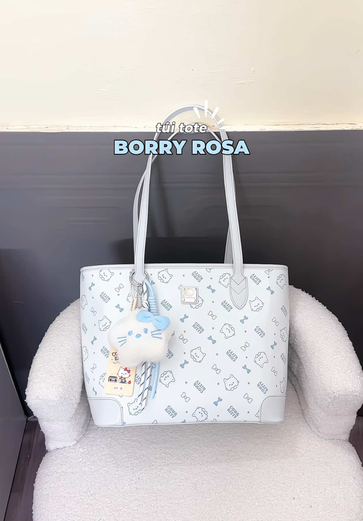 Thiết kế túi xinh, đem đi đâu cũng tiện 😍🎀 #tuixach #túi #tote #borryrosa #hellokitty #review #minnriviu #muataitiktok 