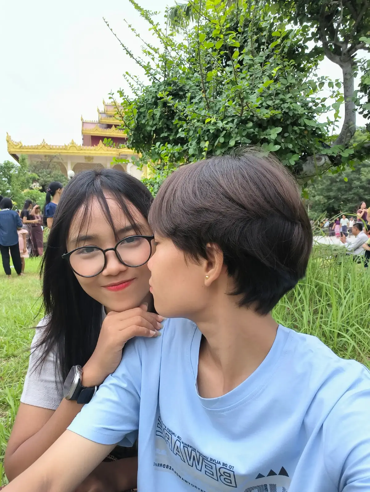 #ချစ်စရာကောင်းတာတစ်ခုပြမယ်🥺🎀 #achitlaynat🐇💙🐇🖤 #withalover #foryoupage❤️❤️ 