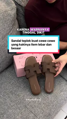 Sandal teplek yang cocok buat kaki cewe yang item lebar dan besaar #sandalcewek #sandalwanita #sandalmurah #sandalteplek 