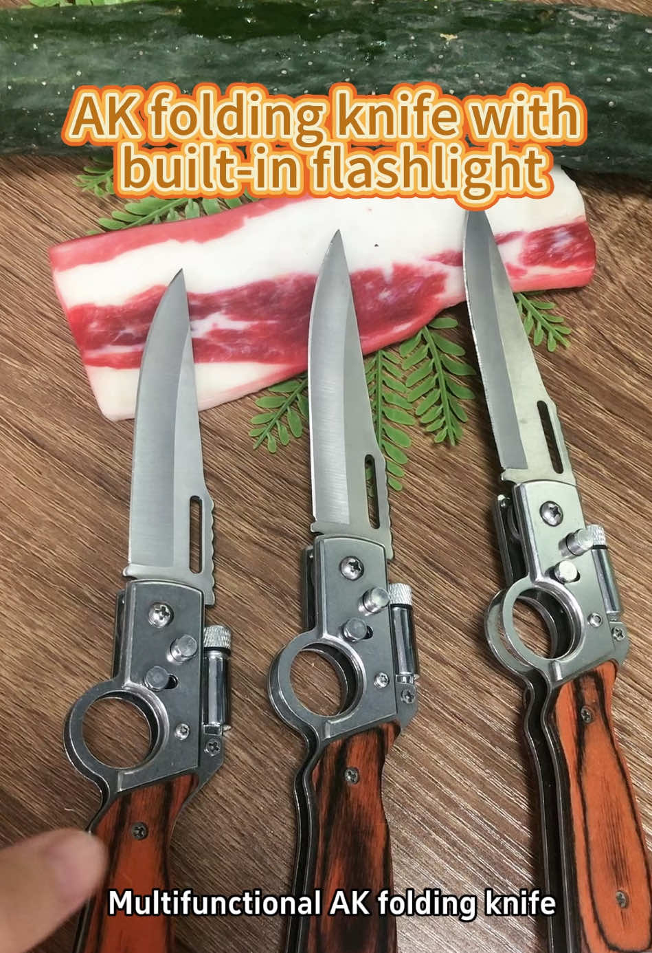 Ak47 style EDC knife.#tiktokshop #foldingknife #knife #fruitknife #camping #fyp 
