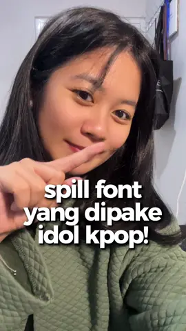 Aku nemu beberapa font menarik yang dipakai sama idol kpop, dan semuanya punya karakter masing-masing ✨ Dari yang edgy sampe yang super cute! Kamu paling suka gaya font yang mana? #kpopfont #kpoptypography #kpopdesign #fontinspo #hyo #fromis9 #ireneseulgi #blackpink #hearts2hearts #desaininspo 